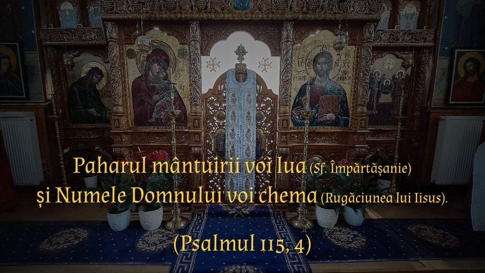 Paharul mântuirii voi lua și numele Domnului voi chema
