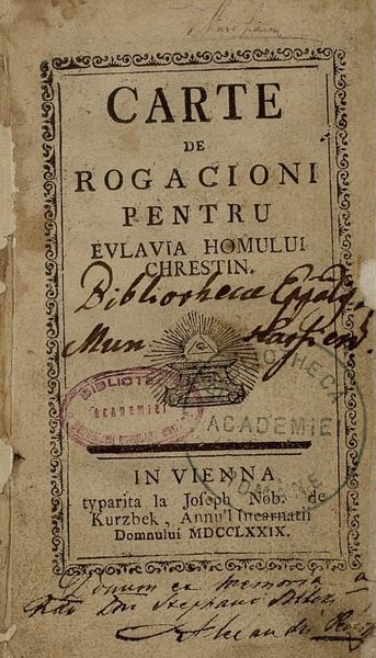 Carte de rogacioni pentru evlavia homului chreştin