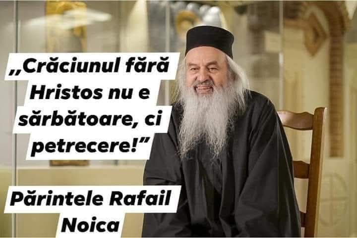 Craciunul fara Hristos nu e sarbatoare, e petrecere